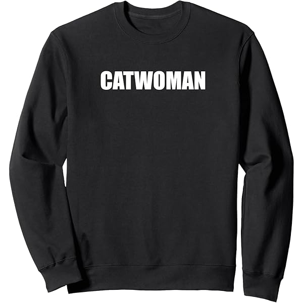 Amazon.com: Catwoman Long Sleeve T-Shirt, Adult Unisex, Black